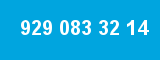 929 083 32 14 929 083 32 14